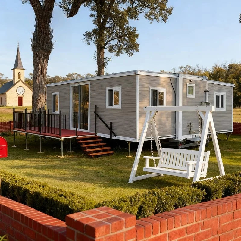 40ft Container House Portable Modular Tiny Home 3 Bedrooms Kitchen Bathroom