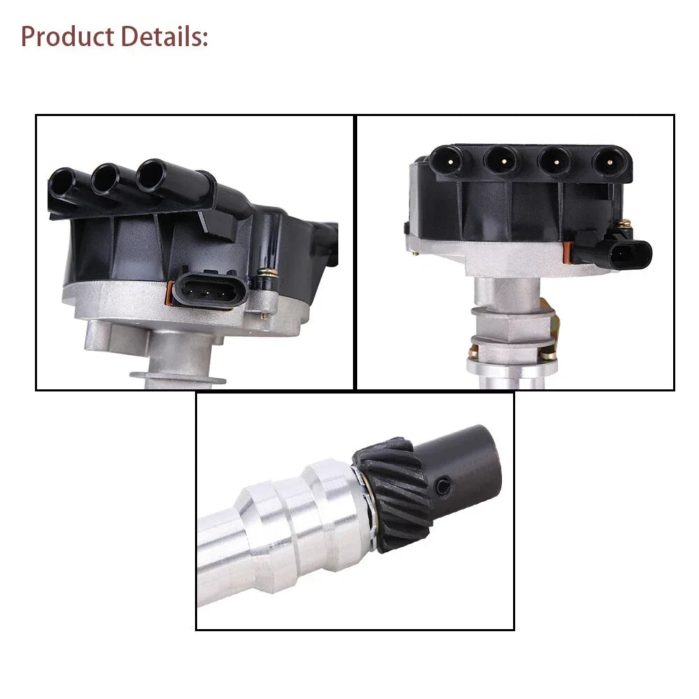 Ignition Distributor Spark Plugs Wires Set for GMC Cadillac