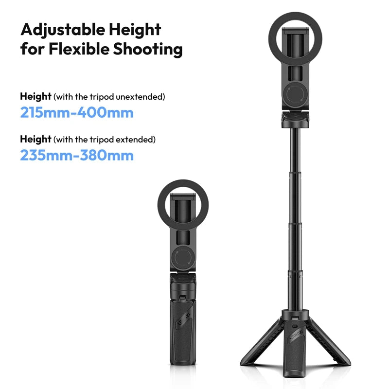 Ulanzi JJ03 Magnetic Phone Tripod Selfie Stick For iPhone