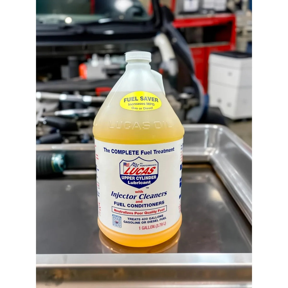 Lucas Oil 10013 Fuel Treatment Four Pack Gallon Injector Cleaner Universal Fit