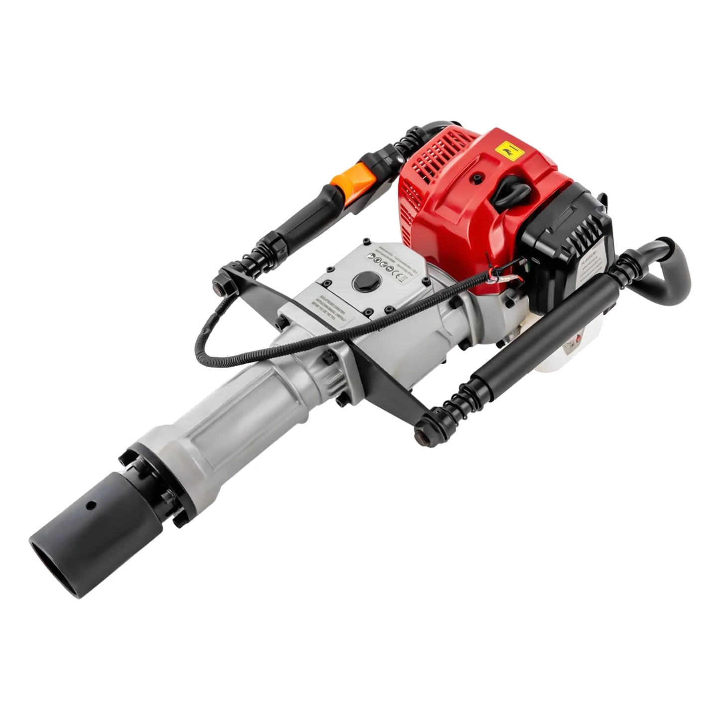 1900W Gasoline Pile Driver 52cc 2 Stroke Ground Auger 55 To 70mm
