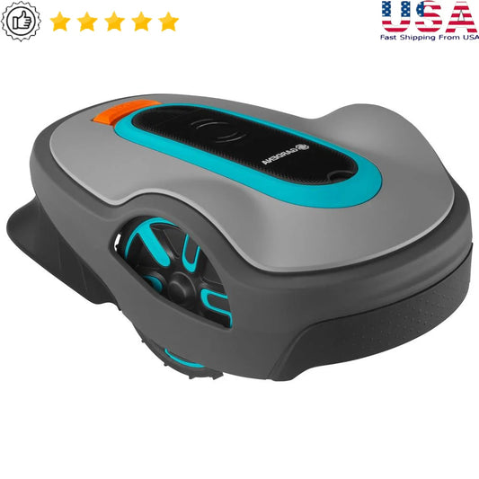Smart Robotic Lawn Mower Bluetooth Control Silent Operation Boundary Wire DIY Installation Energy Efficient Safety