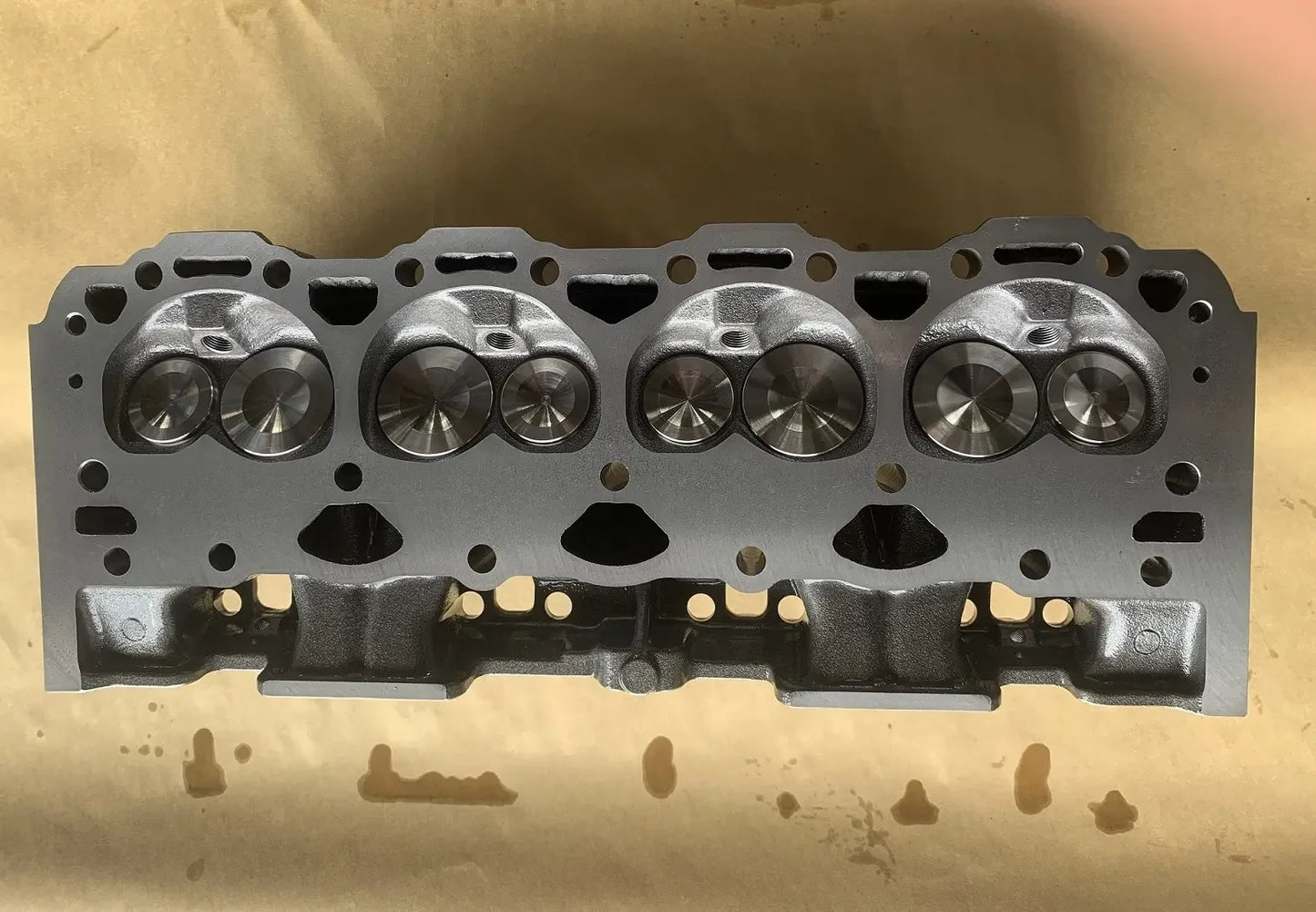 GM 350 Iron Cylinder Head Assembly Marine OEM 12558059 Chevy SBC 5 7L V8