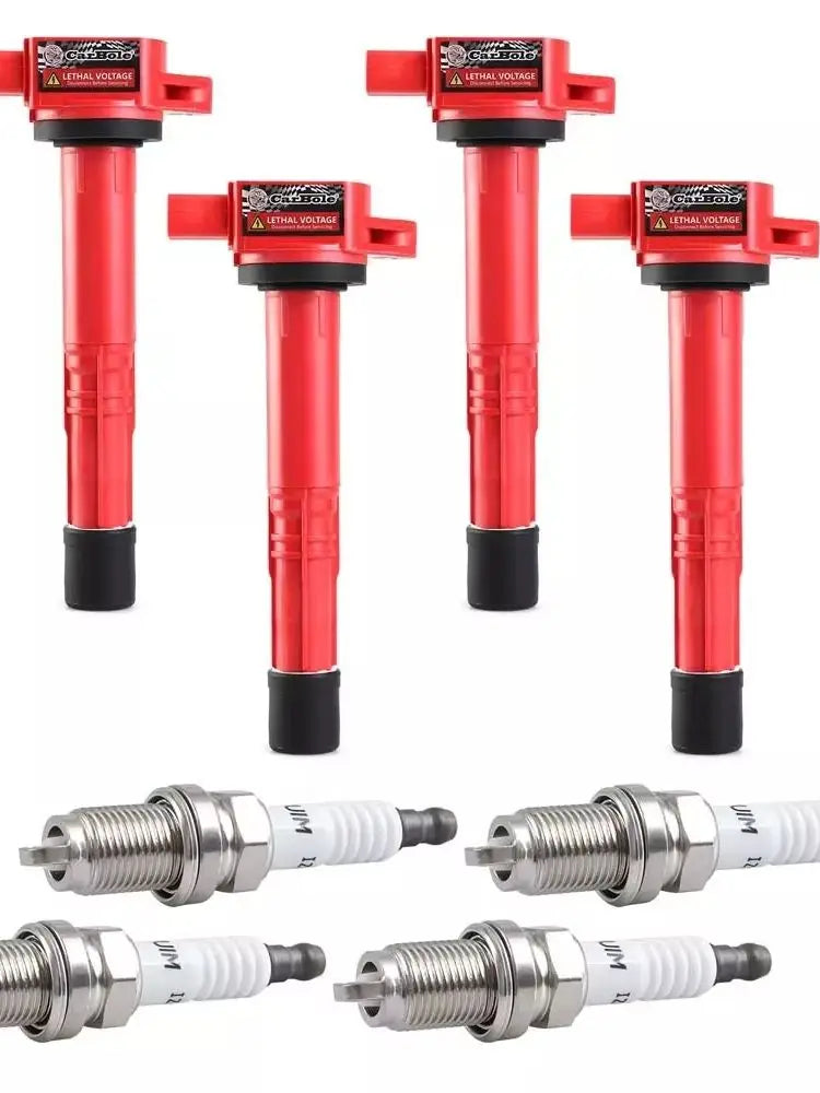 4X Ignition Coils And 4 Spark Plugs 2003 to 2007 Honda Accord Element 2.4L UF311