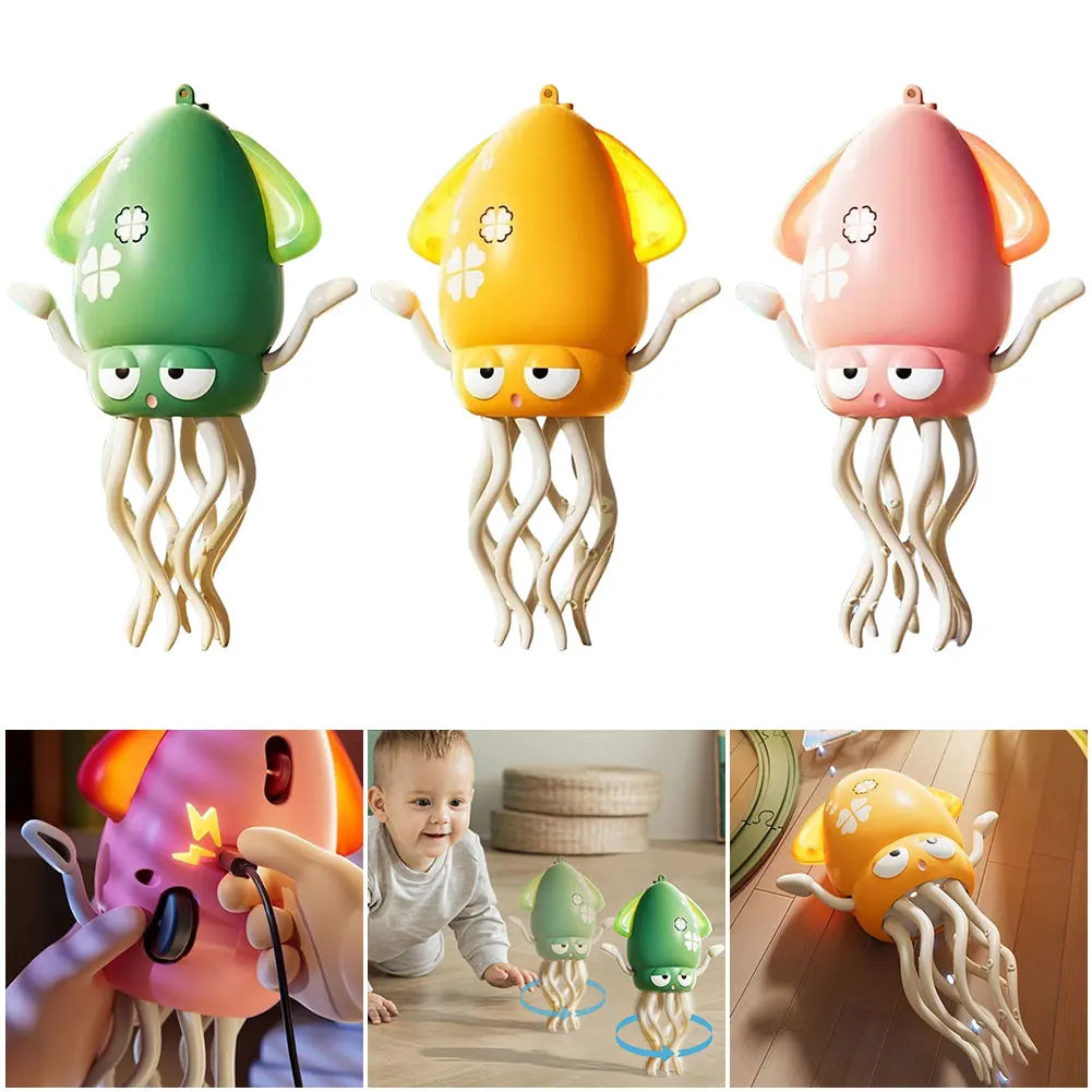 Dancing Octopus Electric Toy With Music Lights For Kids