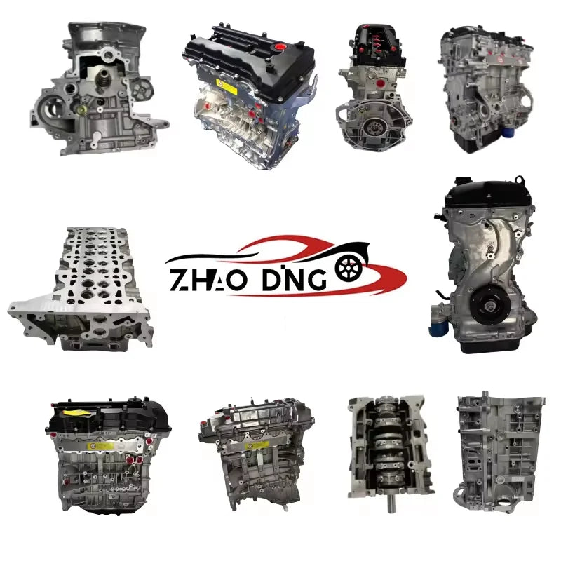 G4KJ Long Block Engine 4 Cylinder Aluminum Block For Hyundai Kia