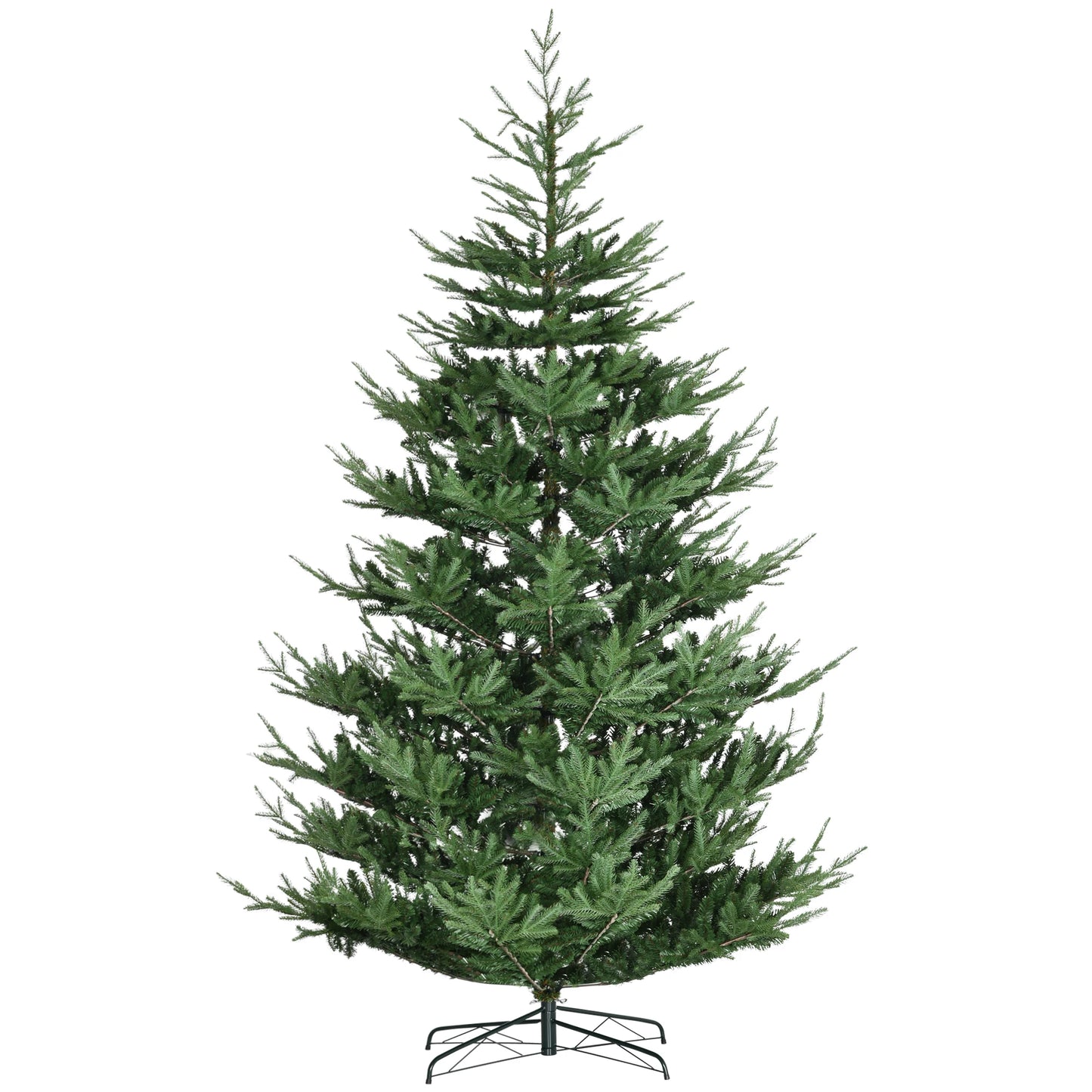6-7.5ft Artificial Christmas Tree Realistic Branch Tips Auto Open For Party