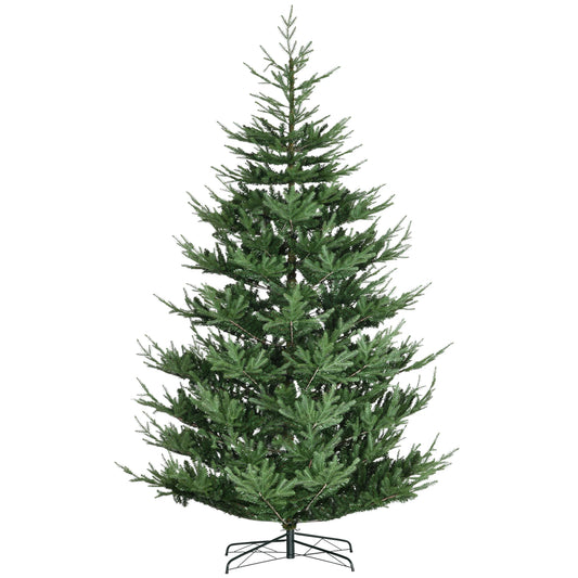6-7.5ft Artificial Christmas Tree Realistic Branch Tips Auto Open For Party