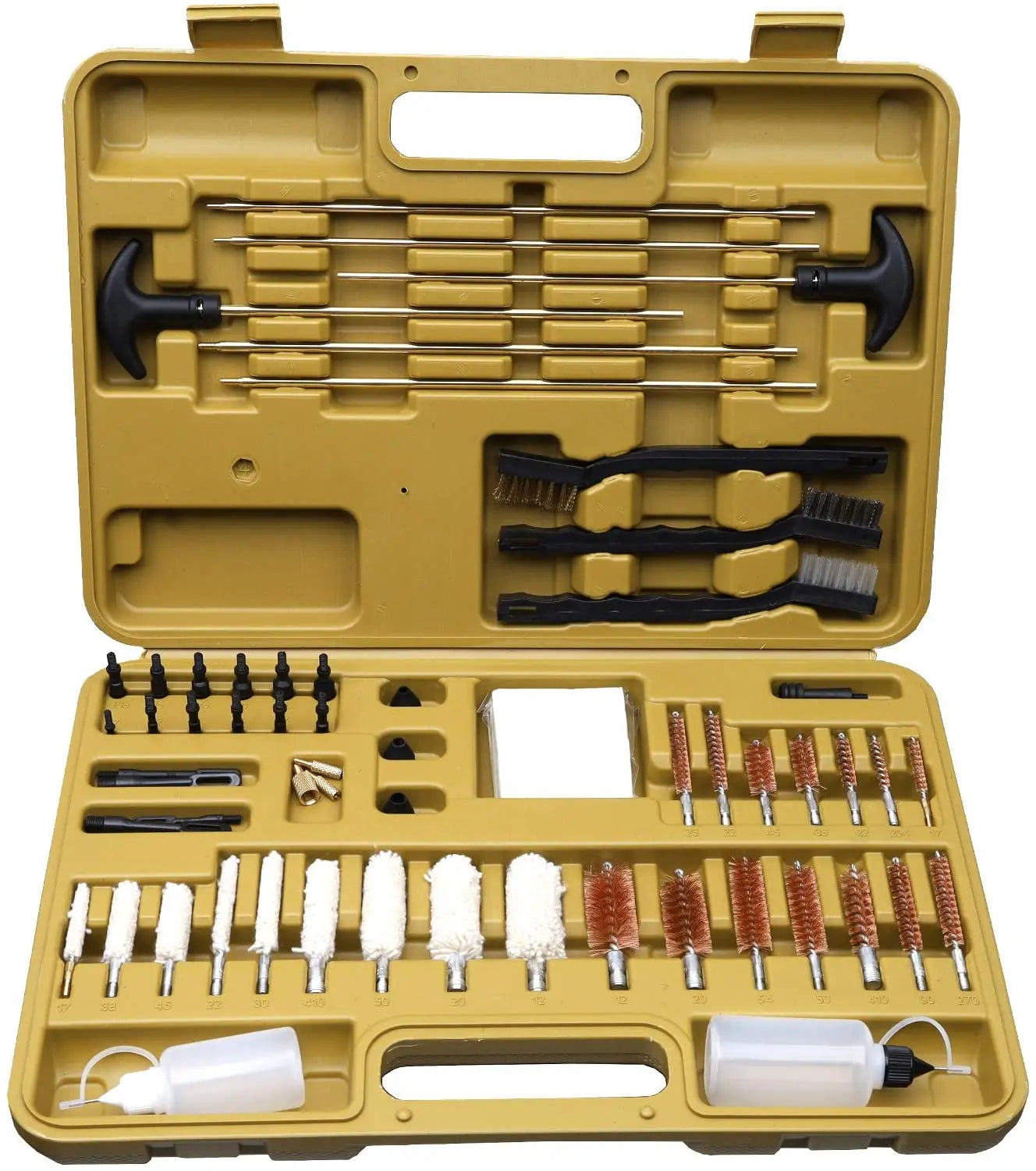 Bronze Hole Brush and Brass Tactical Quick Cleaning Supplies Universal Gun Cleaning Kit