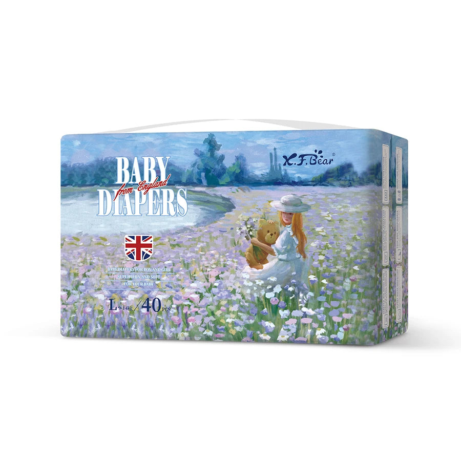 Xiaofeixiong Disposable Baby Diaper Skin Friendly Soft Multi Layer Breathable For 0-3 Years