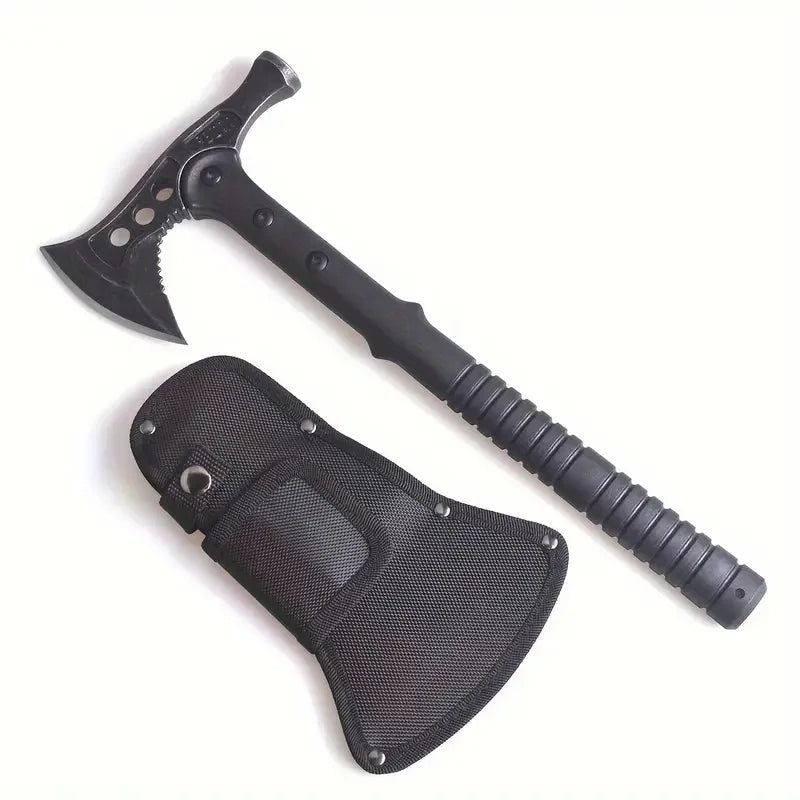 Portable Survival Axe With Hammerhead And Tough Handle