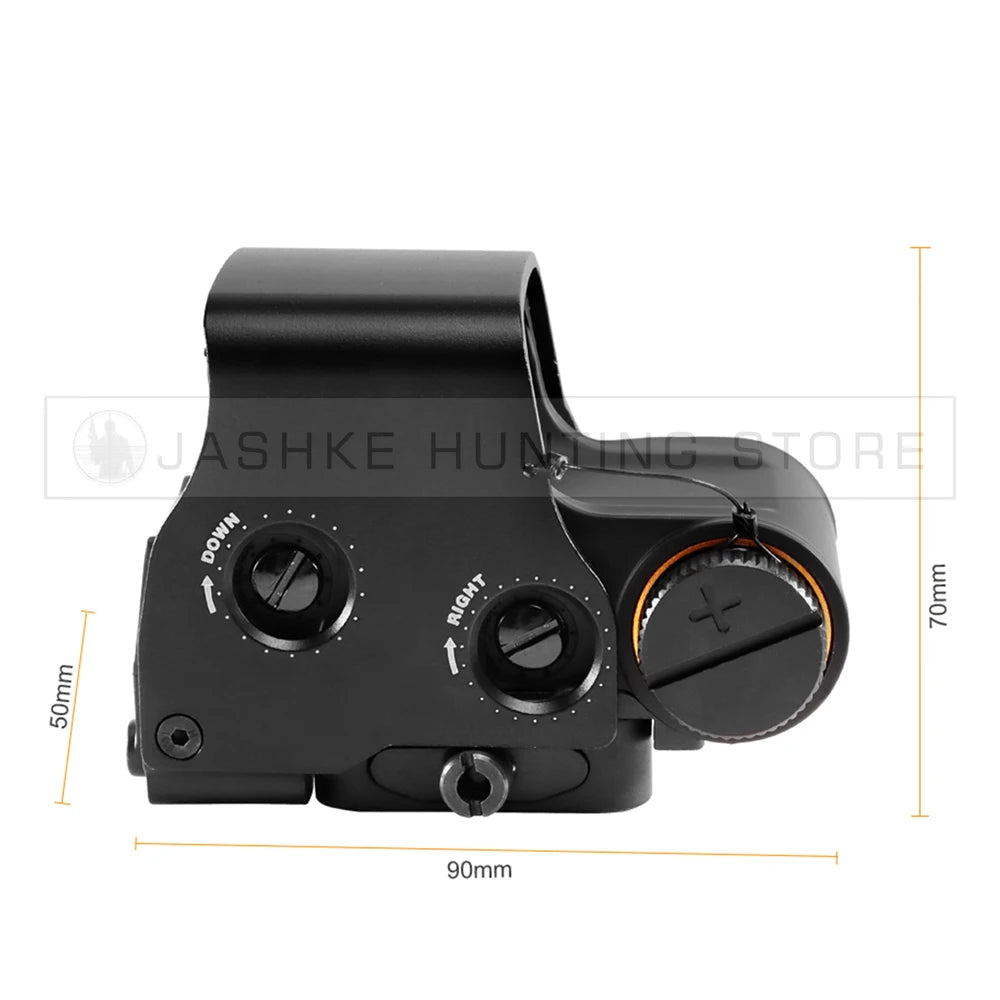 Tactical Airsoft G45 5X Magnifier 558 553 EXPS3 Red Dot Combo Scope Optics QD Mount for 20MM Rail Mount
