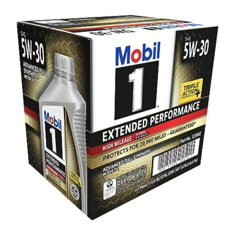 Extended Performance High Mileage Full Synthetic Motor Oil 0W-20 1 Quart
