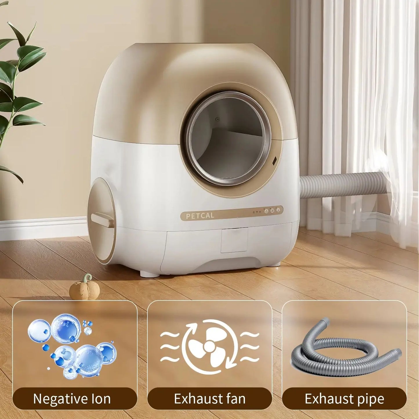 Redsasa Self Cleaning Smart Cat Litter Box With App Remote Control
