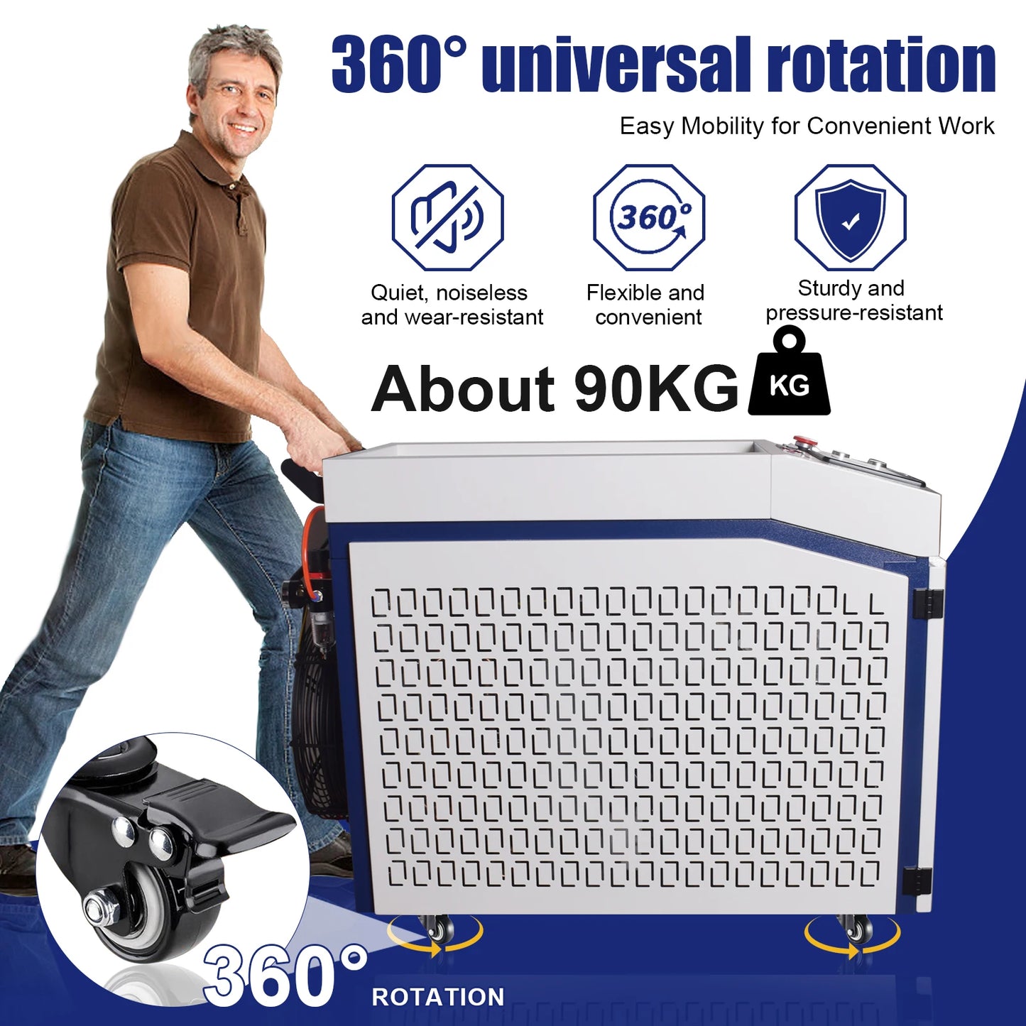 3000W 4 in 1 Fiber Laser Welding Cutting Cleaning Soldering Machine Handheld Fiber Laser Welder for All Metal EU US Stock