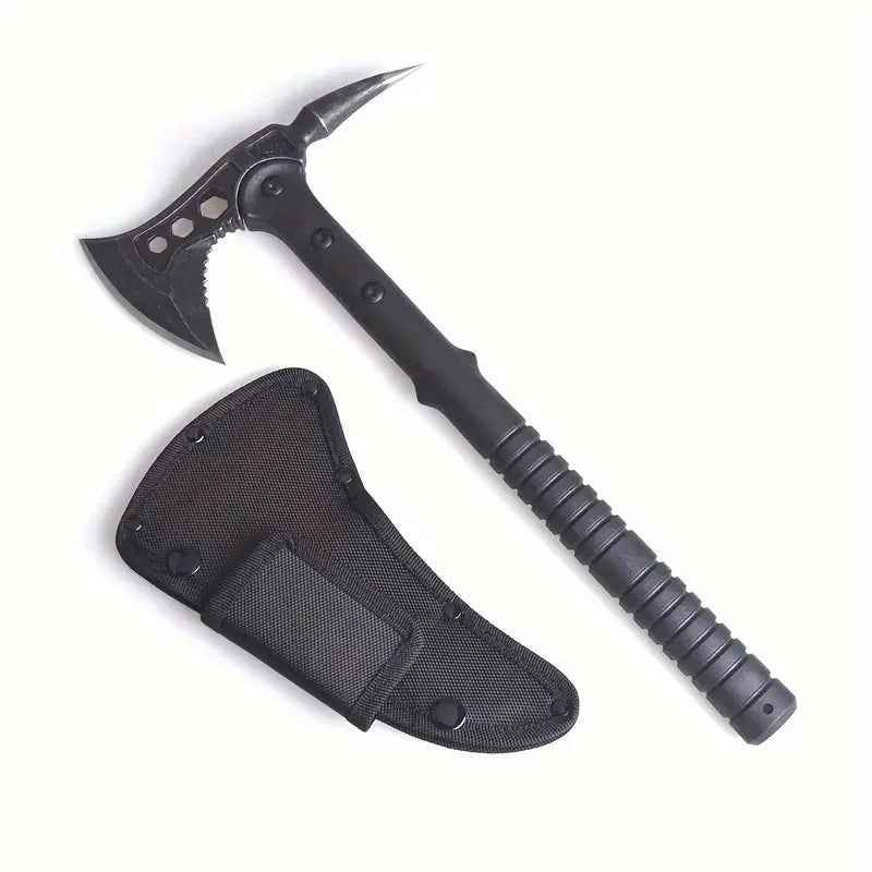 Portable Survival Axe With Hammerhead And Tough Handle