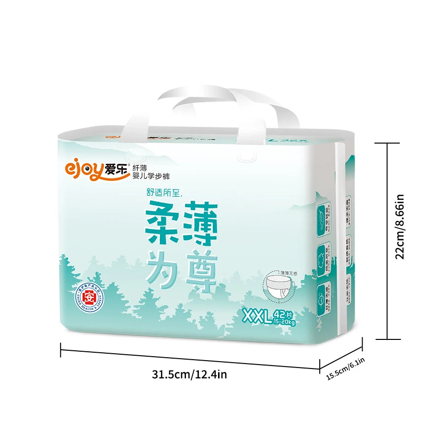 Aile Ultra Thin Disposable Training Pants Breathable Coin Thin Design for 0 to 3 Years