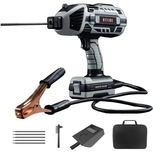 Welding Machine,Portable ARC Welder Machine Gun,IGBT Standing Handheld Welding Machine, 6 variable current adjustment,suitable f