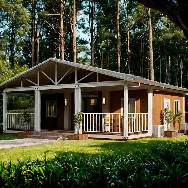 40Ft Prefabricated Container House 3 Bedroom Modular Tiny Home With Kitchen
