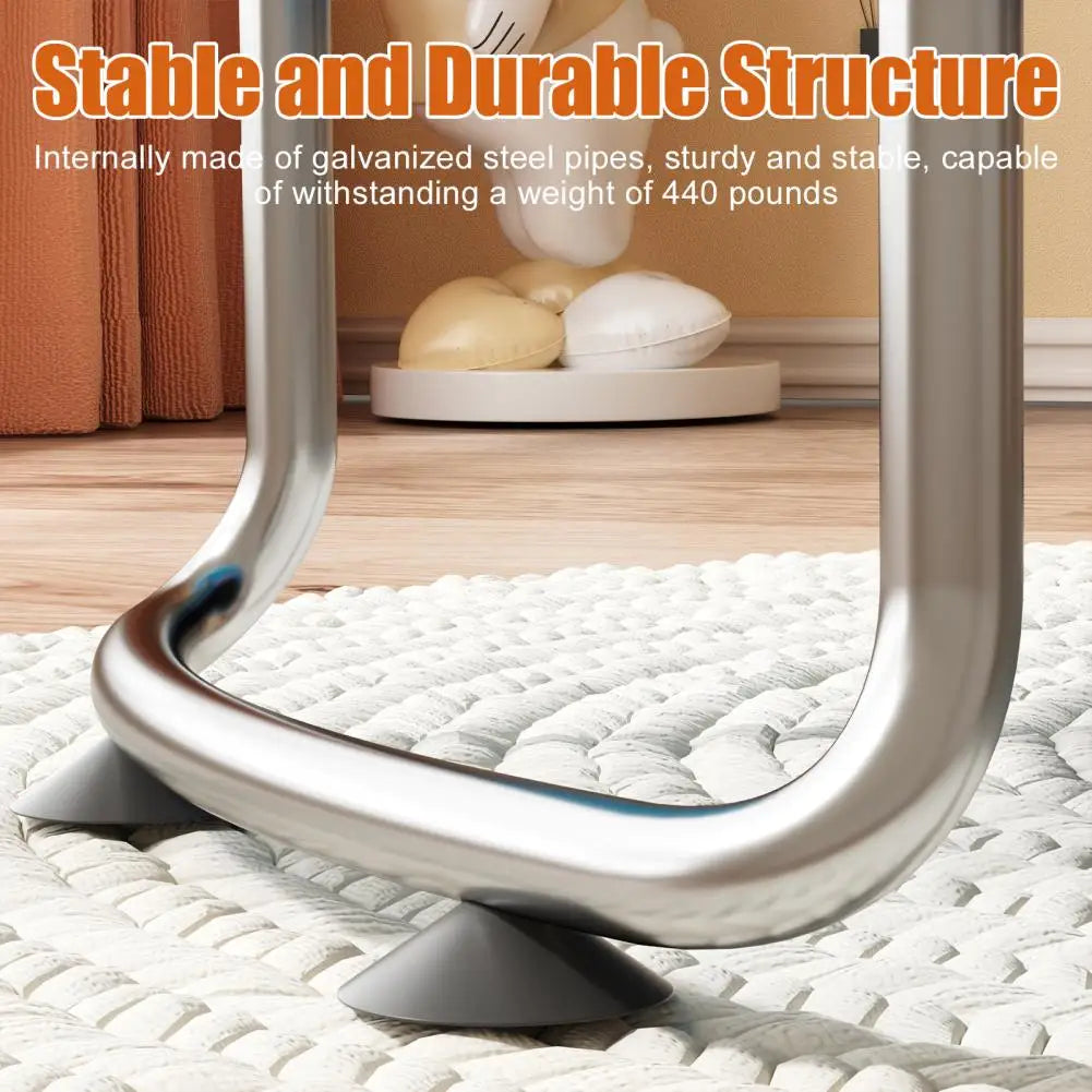 5FT Kids Indoor Outdoor Trampoline with Basketball Hoop Swing Sandbag Ocean Balls Enclosure Net