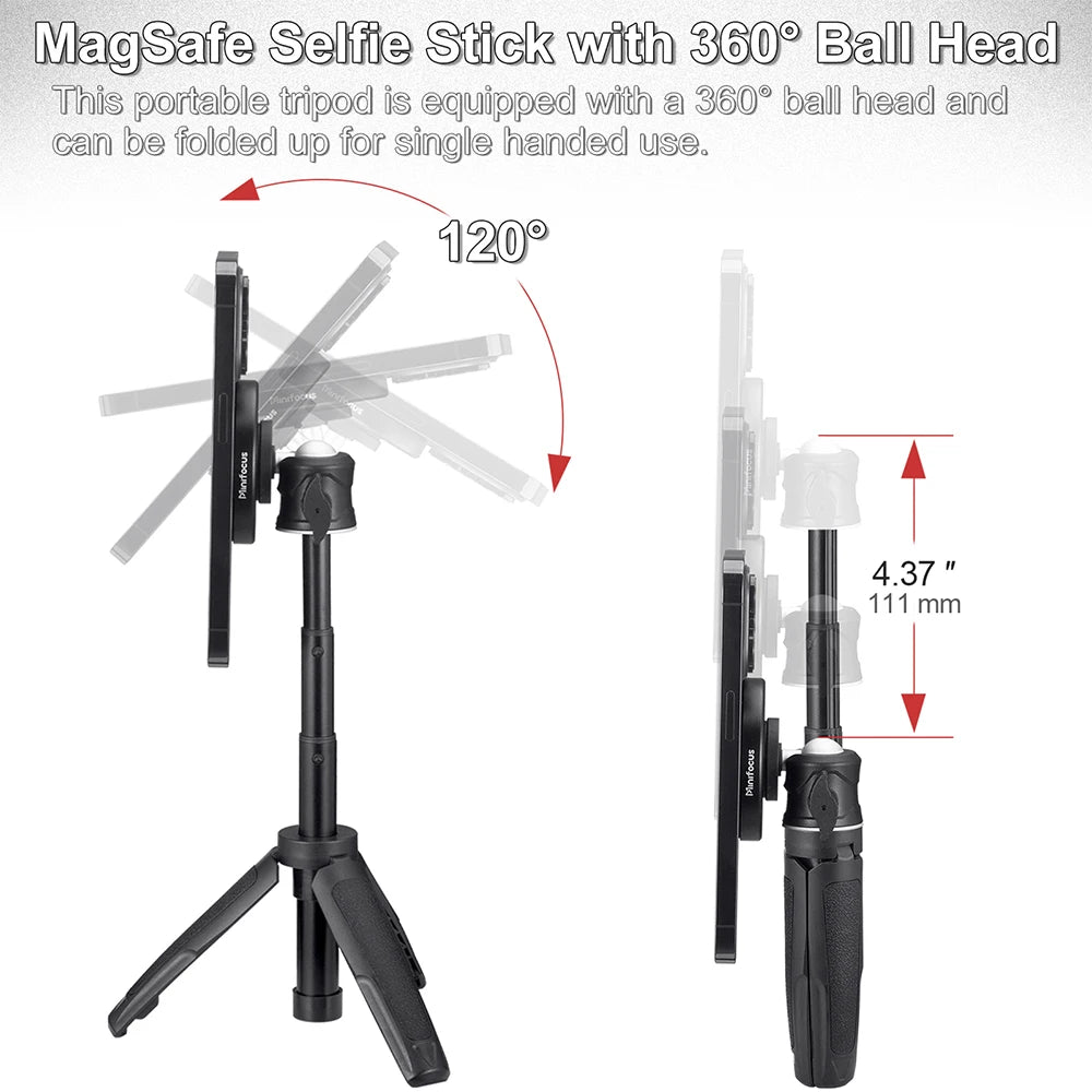 MagSafe Magnetic Tripod Selfie Stick for iPhone 14 13 12