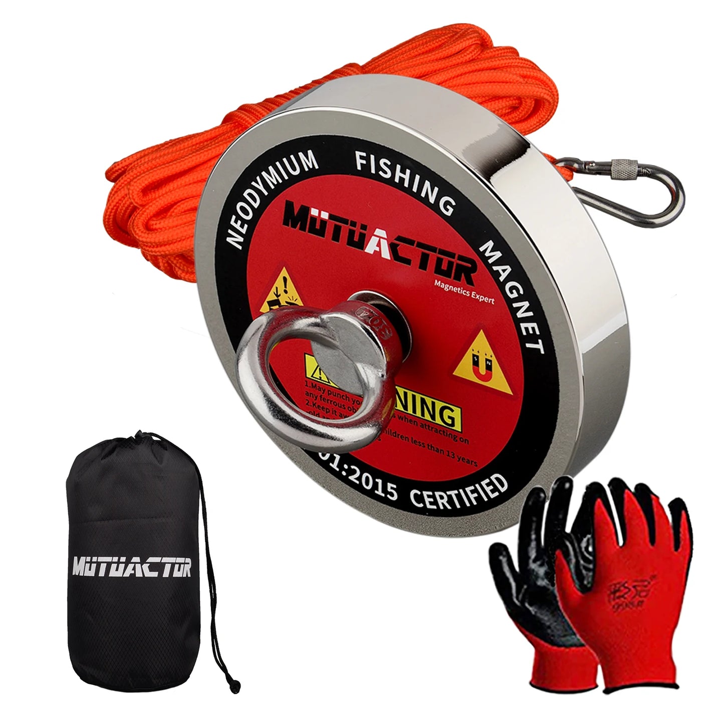 Strong Fishing Magnet 400LBS 700LBS 1000LBS Underwater Searching Salvage Magnets N52 Neodymium Permanent Rare Earth 20m Rope