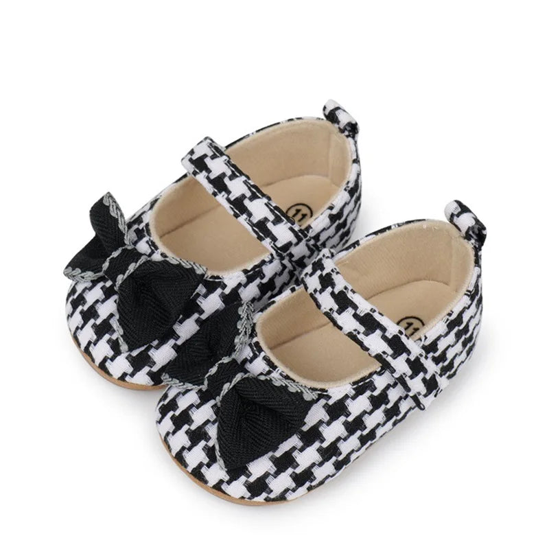 Baby Girl Polka Dot Mary Jane Slip On Flats Newborn