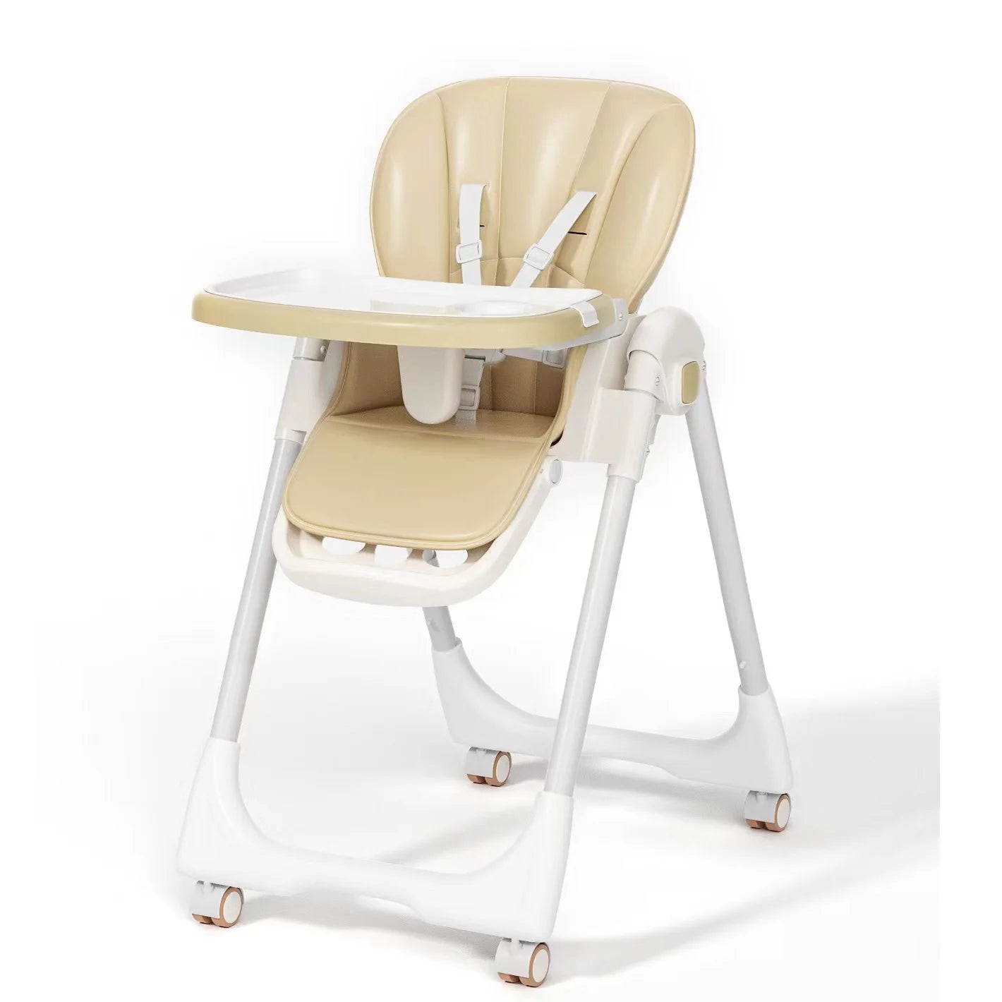 Sejoy Baby High Chair Infants Folding Convertible Removable Tray Adjustable Seat