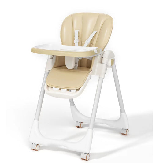 Sejoy Baby High Chair Folding Convertible Removable Tray Adjustable Seat for Infants