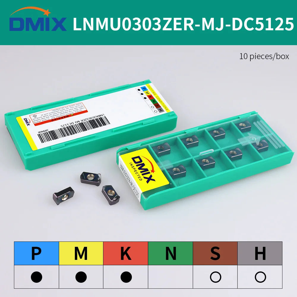 DMIX EXN03R Milling Cutter Bar LNMU0303 Fast Feed Double-sided Insert Tool milling Tool Holder
