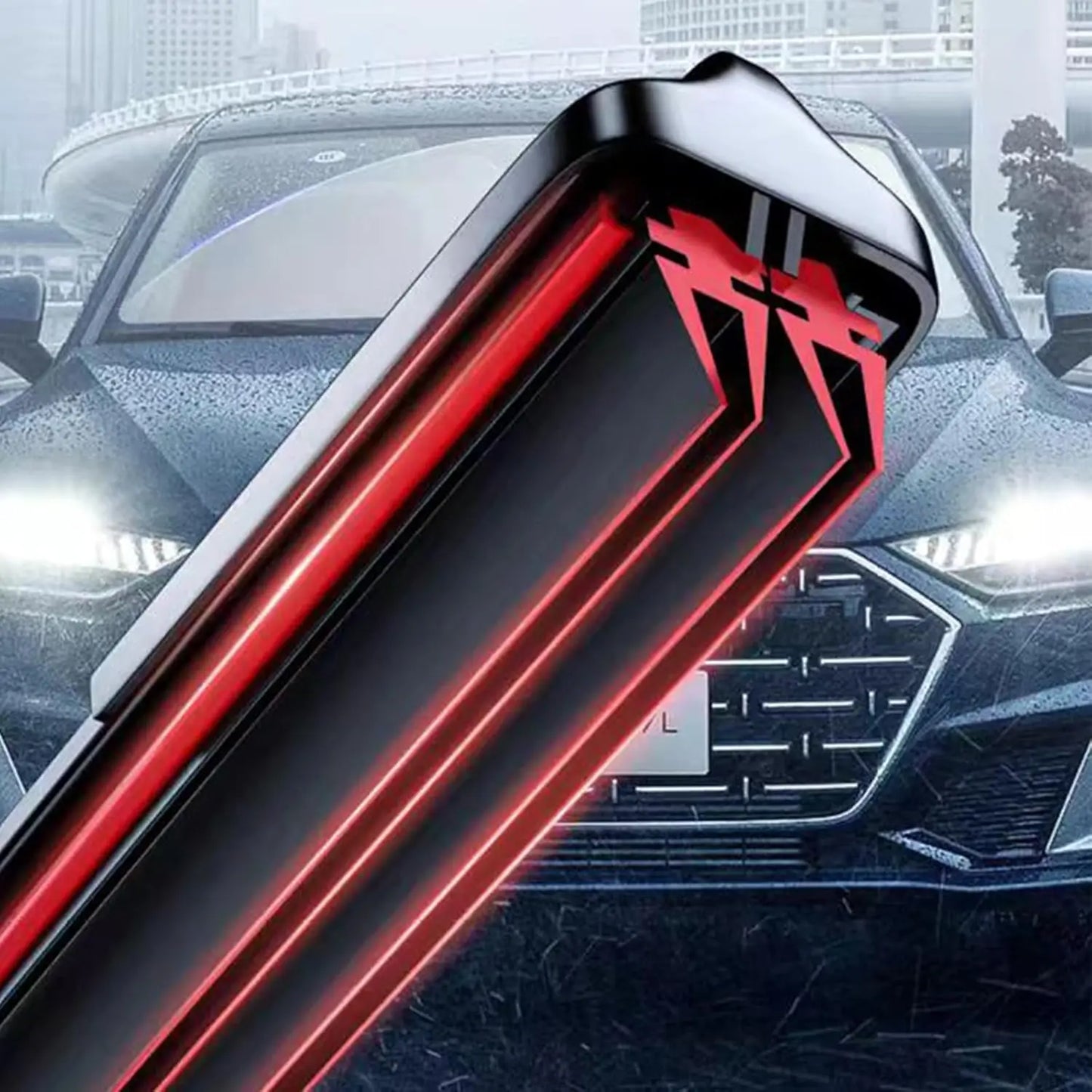 Universal 22x22 Front Windshield Wiper Blade Elastic Rubber for Car SUV Truck Durable Replacement