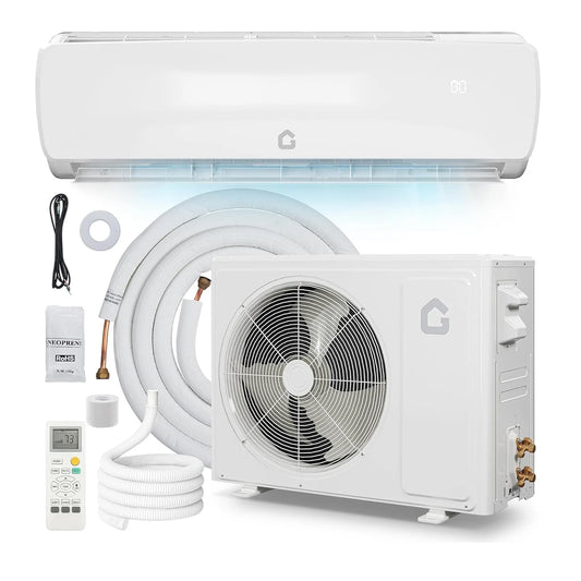 18000 BTU Ductless Mini Split AC And Heat Pump 230V 750 1250 SqFt 19 SEER2 42dB