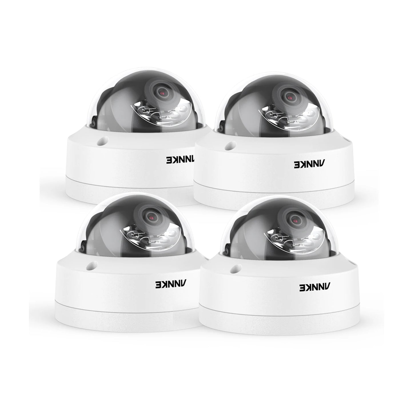 Annke 4K Ultra HD 8MP POE Outdoor Indoor Weatherproof Security Camera Kit with EXIR Night Vision and Email Alerts