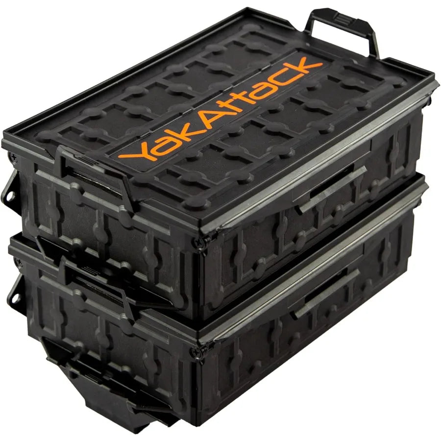 YakAttack TracPak Stacking Fishing Gear Storage Box System Kayak Fishing Accessories