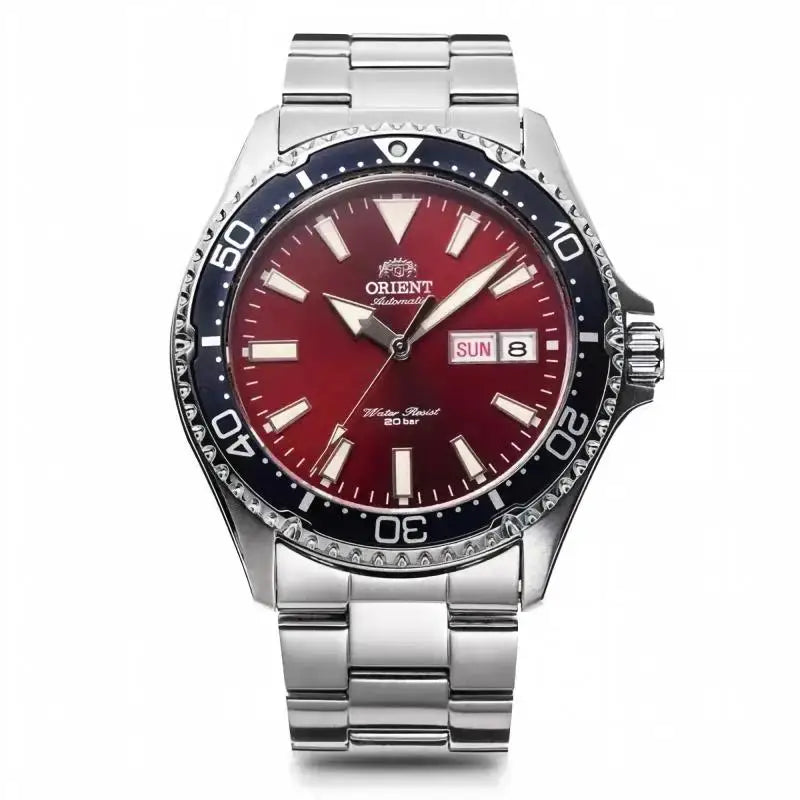 Japanese Orient Diving Automatic Watch for Men 20Bar Waterproof Week Date Luminous Stainless Steel Sports Mechanical Wrist Watch