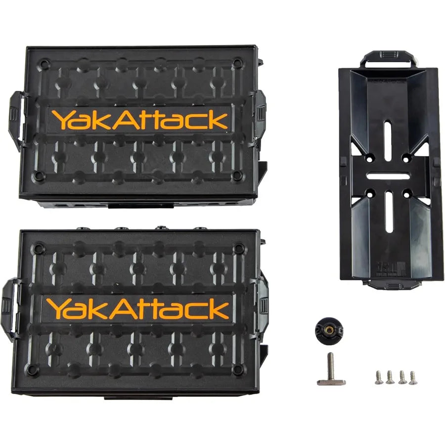 YakAttack TracPak Stacking Fishing Gear Storage Box System Kayak Fishing Accessories