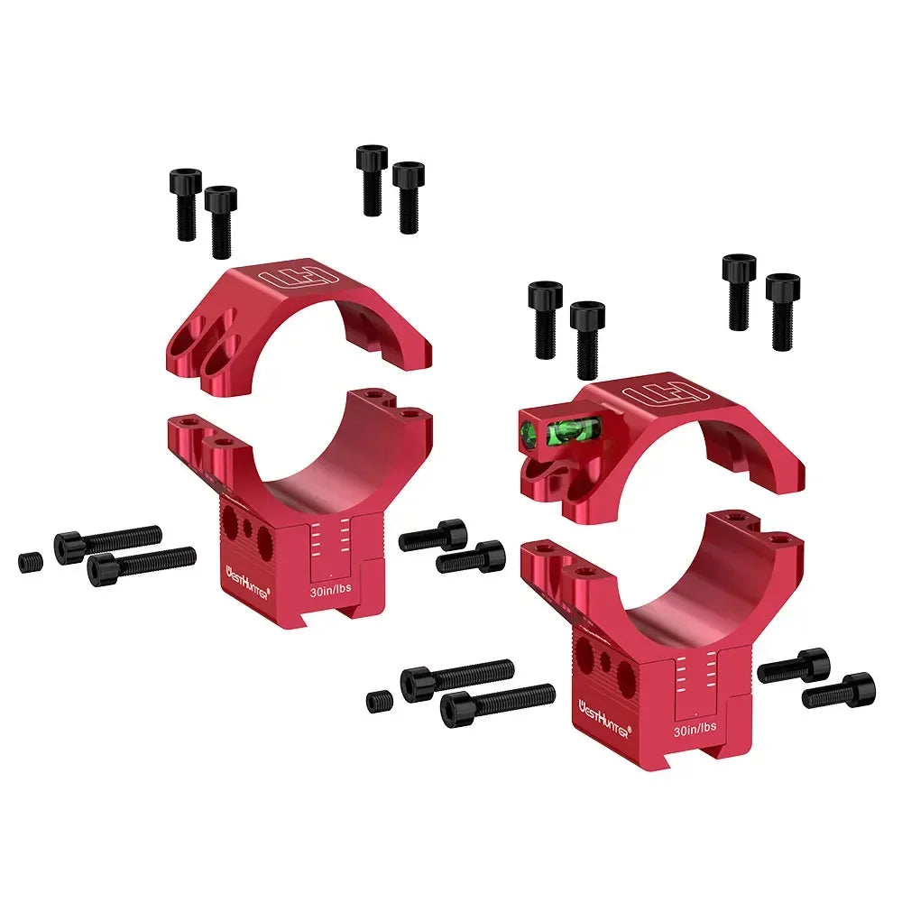 WestHunter Adjustable Height Dovetail 30mm Scope Rings MOA