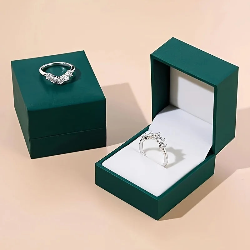 1pc S925 Silver 1.7ct Moissanite 5-Star Unisex Eternity Ring Moissanite Gemstone Jewelry Gifts for Mother Gifts for Him