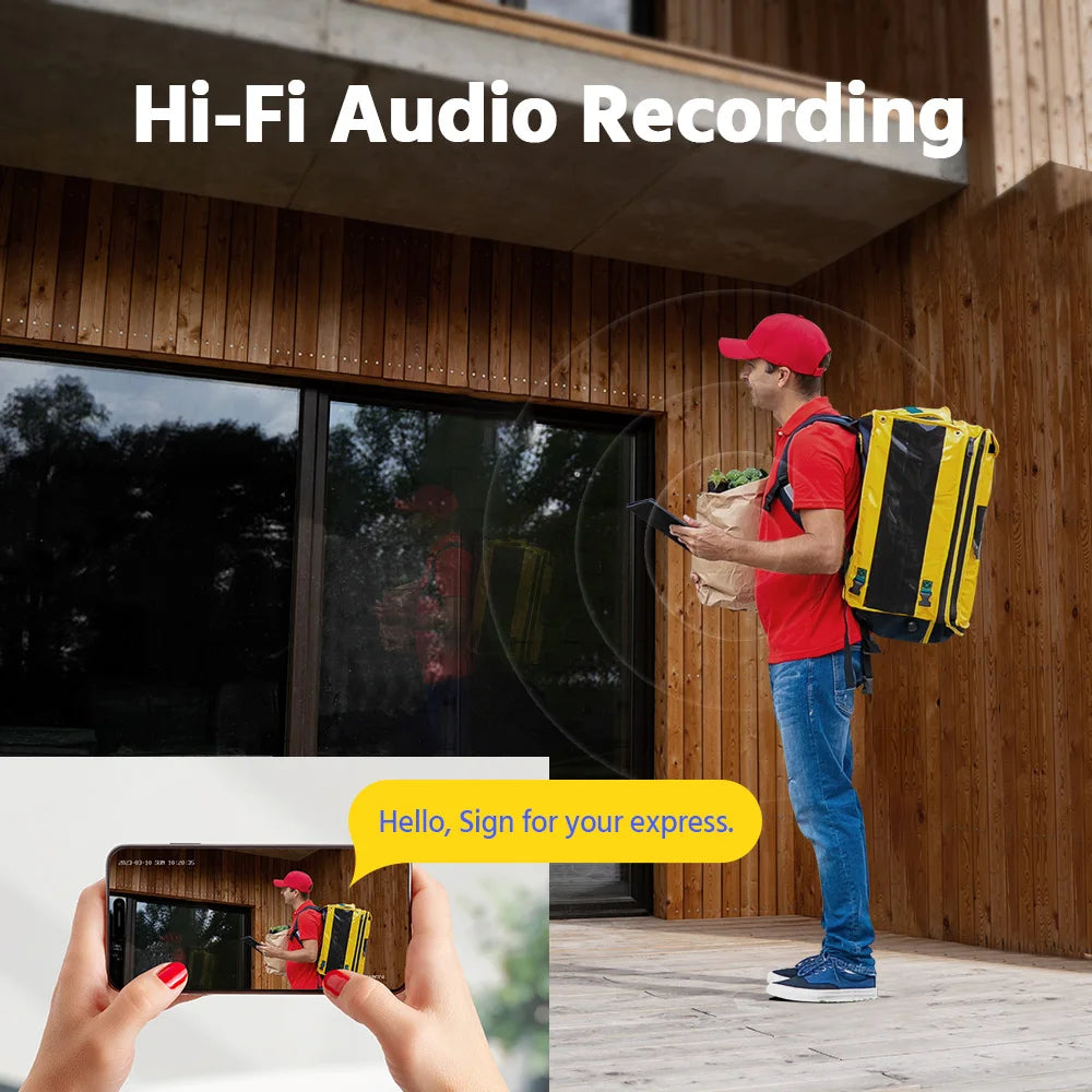 Annke 4K Ultra HD 8MP POE Outdoor Indoor Weatherproof Security Camera Kit with EXIR Night Vision and Email Alerts