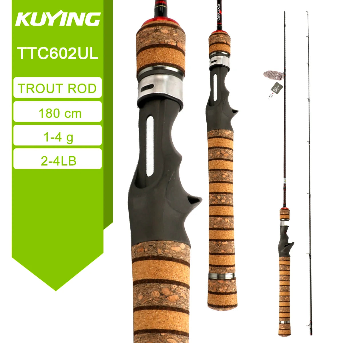Kuying Teton Carbon Fishing Rod TTC662L TTC632UL TTS662L TTC602LS TTS602LS
