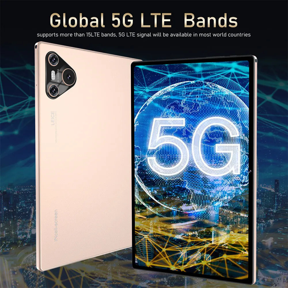 2025 16 Pro Tablet 10 Inch Android 4K Dual SIM GPS 10000mAh
