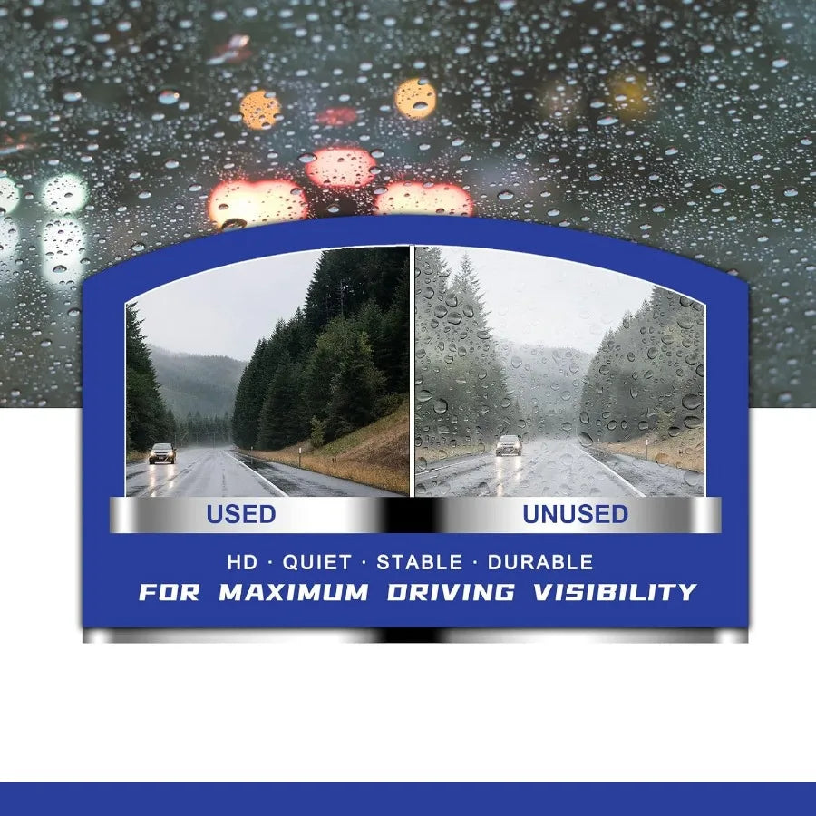 OEM Quality 22 Plus 22 Premium All Season Red Windshield Wiper Blades Durable Quiet Year Round Use For Vario Vehicles