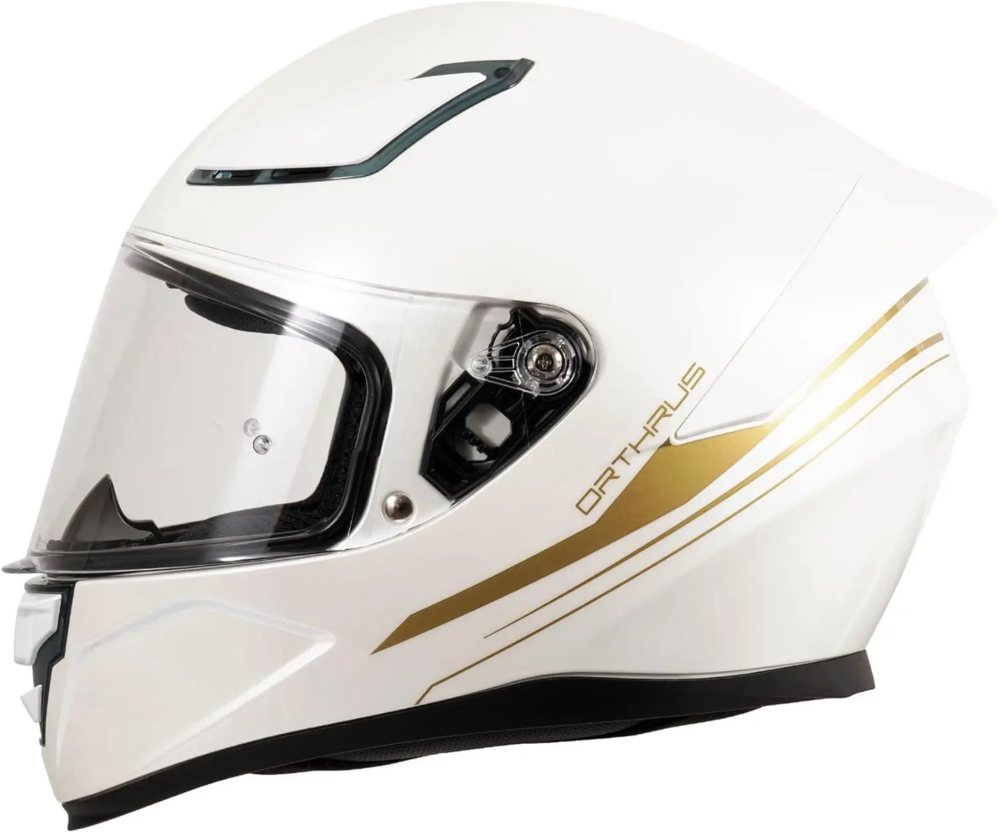 (X-Large)OTS Dual Clear & Tinted Visor Full Face DOT Motorcycle Helmet - Lightweight Airflow ABS Shell, Quick-Release Buckle, Wa