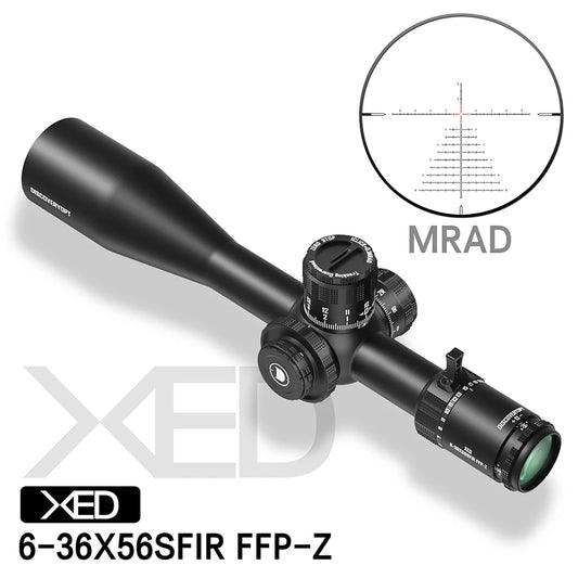 DiscoveryOpt Xed 6 To 36X56SFIR FFP Riflescope MRAD