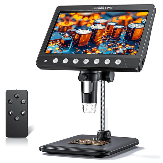 INSKAM Portable 7 Inch IPS Digital Microscope 1500X 3000X HD USB For Soldering