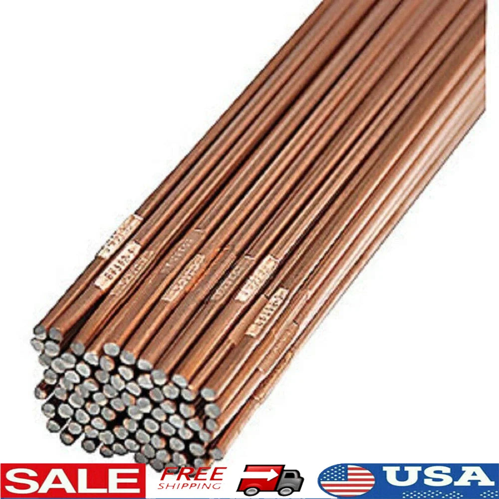 MIG TIG Welding Wire 5/32"X36" 10Ibs Box Mild Steel ER70S-6 ER70S-2 Triple Deoxidized Zirconium Titanium Aluminum Quality Welds