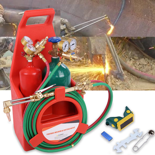 Portable Oxygen Acetylene Welding and Cutting Kit Cylinder Welding and Cutting Tools Portable Set