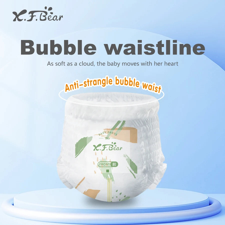 Xiaofeixiong Disposable Baby Diaper Skin Friendly Soft Multi Layer Breathable For 0-3 Years