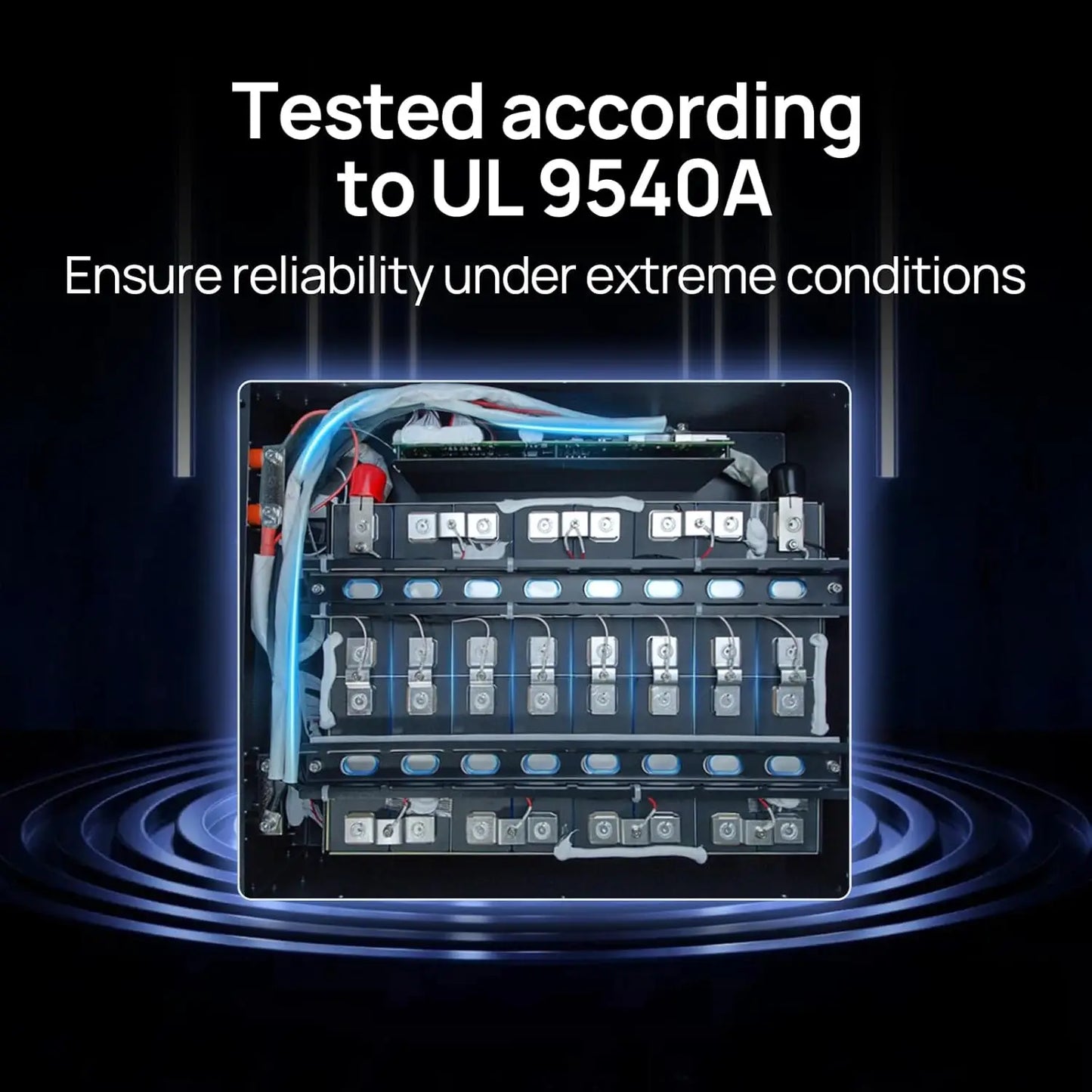 ECO-Worthy 48V 400Ah Server Rack Battery LiFePO4 w/Bluetooth | 4 Pack 20.48kWh Solar Battery Kit for Home Backup | UL1973