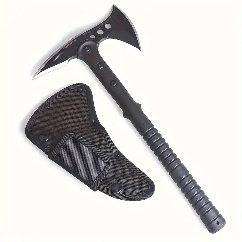 Portable Survival Axe With Hammerhead And Tough Handle